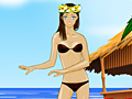 Hawaii Girl Dress up hrať on-line