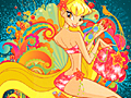 Winx Stella Puzzle hrať on-line