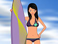 Surfer Girl Dress Up hrať on-line