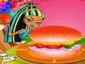 Spoločnosť Monster High Hamburger Deco hrať on-line